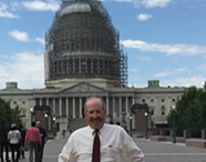 Photo of Brooks at Capitol in D.C.
