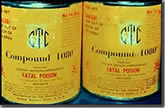 Photo of cans of Compound 1080