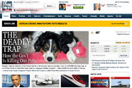 Photo of Fox News homepage