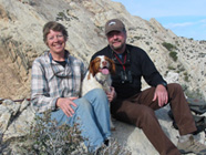 Brooke & Cliff Everest with dog Bea, killed by Compound 1080 poison