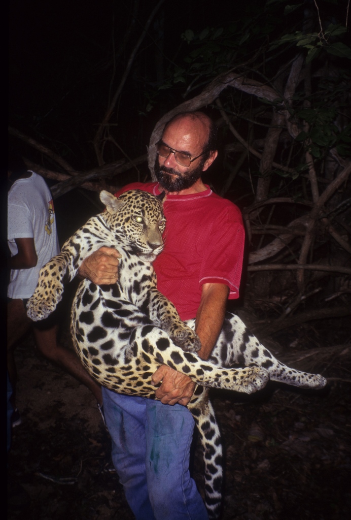 Photo of John Laundre with jaguar